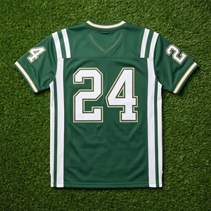 Maillot de football américain vert pour homme, personnalisé, taille 24, vêtements de sport, uniforme d'équipe, tenue de performance, vente en gros - Product Image 6