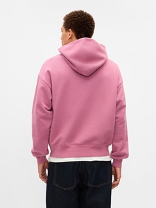 Customizable Heavyweight Knitted Eco-Friendly Pullover Hoodie Unisex Regular Fit Hooded Collar Casual Solid Button Plus Autumn - Product Image 2