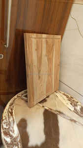 Tabla de cortar de madera de acacia grande, tabla de cortar de cocina pulida con artesanías de madera resistentes al jugo, cajas de madera, letreros de pared - Product Image 4