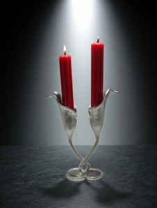 Stylish Lily Flower Candle Stand <b>Decorative</b> Metal Holder For Living Room <b>Decor</b> Events And <b>Table</b> Centerpiece Styling FRom India - Product Image 6