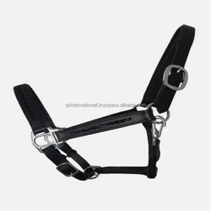 ที่สวมหัวแบบมีสายคล้องคอหนังหนังแท้มีแผ่นประดับคริสตัลระยิบระยับปรับขนาดได้ตามต้องการ - Product Image 2