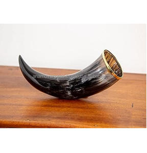 Cuerno para Beber Hecho a Mano, Pulido, de Cuerno de Vaca, para Cerveza, Vino y Hidromiel - Product Image 5