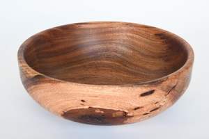 Bol élégant en bois d'acacia durable, artisanal, vaisselle vintage, accessoires en bois pour la cuisine, bols à nourriture en bois gravés - Product Image 5