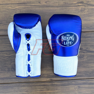 Guantes de Boxeo MMA Personalizables para Entrenamiento y Sparring de Artes Marciales, Cuero Genuino, Absorben la Humedad, Guantes Profesionales de Gimnasio - Product Image 6