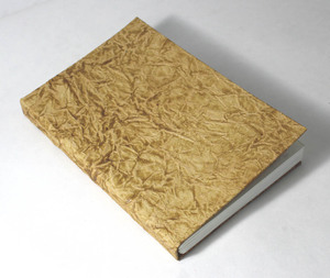 Handmade Recycled Cotton Paper Hard Cover <b>Diary</b> Notebook 48 Sheets Beautiful Light Brown/Khaki Leather Finish Fancy Leather Gift - Product Image 2