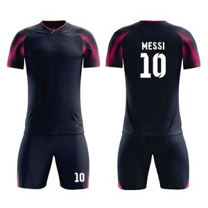 ชุดกีฬาโพลีเอสเตอร์100% ใส่สบายสำหรับผู้ชายผู้หญิงชุดเครื่องแบบสโมสรฟุตบอลชุดฝึกฟุตบอลเด็กผู้ใหญ่ - Product Image 5