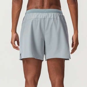 Shorts Deportivos para Hombre, Diseño con Cordón en la Cintura, Tallas Grandes, Shorts Lulemon 2 en 1 para Correr, Entrenamiento y Deporte - Product Image 3