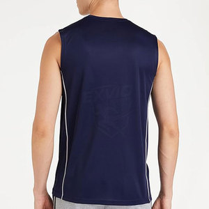 T-shirts sans manches respirants à séchage rapide, vente en gros à bas prix, vêtements de sport sans manches pour hommes - Product Image 2