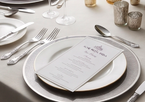 Elegant <b>Silver</b> Finished Flatware Set Stainless Steel <b>Mirror</b> Polish With <b>Ornate</b> Handles Dishwasher Safe For Wedding And Hotel - Product Image 3