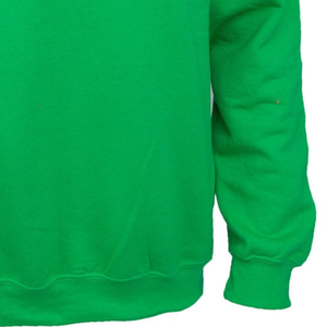 Sudadera Verde de Cuello Redondo con Gráfico Bordado Rosa 1908 y Emblema Decorativo, Sudadera de Manga Larga, Moda Casual para Mujer - Product Image 6