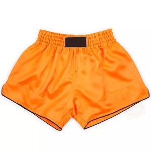 Pantalones Cortos de Entrenamiento de Muay Thai al por Mayor con Logotipo Personalizado, Ropa de Combate de Kick Boxing, Artes Marciales, MMA, Boxeo, 100% Transpirables, 220g, Seda/Poliéster, para Hombre - Product Image 2