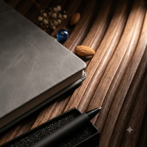Ensemble cadeau en cuir PU de qualité supérieure Aurelux RE008, stylo, agenda exécutif relié, 192 pages, reliure gaufrée, carnet professionnel - Product Image 4