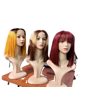 วิกผมตรงแบบปิดด้วยลูกไม้ใสวิกผมมนุษย์แบบมีผมตรงมีเส้นผมแบบ HD วิกผมคนจริงสีแบบกำหนดเองจากเวียดนาม - Product Image 1