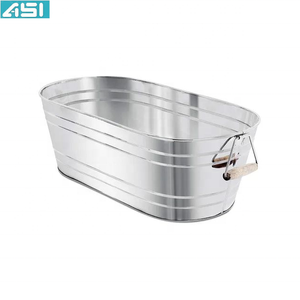 Baignoires pour fêtes Baignoire à boissons en métal galvanisé martelé Barware pour 2023 fêtes Baignoire à vin meilleure qualité fabriquée en usine - Product Image 1