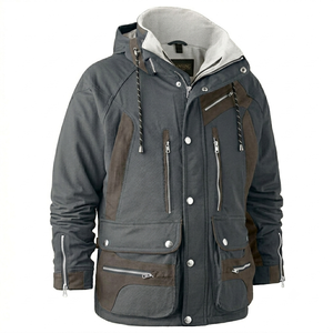 Outdoor Floral <b>Waterproof</b> Soft Shell Summer Quick Drying Multi-Pocket Breathable Hunting <b>Jacket</b> - Product Image 3