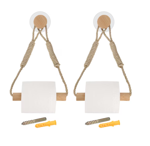 <b>Rope</b> <b>Toilet</b> Paper Hanger Towel Rack for Home Kitchen Wall Storage Bathroom <b>Toilet</b> Paper <b>Holder</b> Customized Sale - Product Image 3