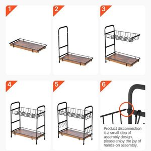 Organizzatore per Accessori da Caffè, Scaffale Espositivo da Cucina per Conservazione e Presentazione - Product Image 6