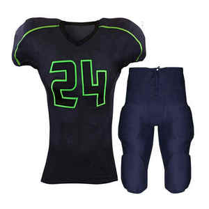 Conjunto de Pantalones y Camiseta de Fútbol Verde Personalizados para Hombre Adulto, Número 24, Impresión por Sublimación, Poliéster Transpirable, AFU-00026, Sin Costuras - Product Image 3