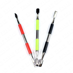 Herramienta Ergonómica de Acero Inoxidable de Doble Punta para Empujar Cutículas y Raspador de Uñas para Manicura, Pedicura y Cuidado de Uñas Profesional - Product Image 4