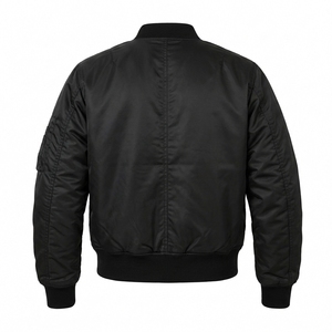 Flight Bomber <b>Jacket</b> Greek Wear Sorority Products Lightweight Full Zip Ribbed Collar Casual Outerwear - Product Image 2