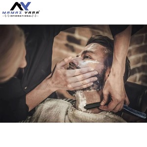 Rasoir de barbier professionnel en bois de qualité supérieure, lame droite, qualité salon, shavette à lame coulissante avec manche en bois, acier inoxydable - Product Image 3