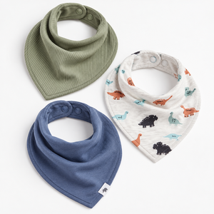 Bavoirs pour bébé certifiés, fabriqués en tissu 100% coton biologique, bavoirs pour bébé aux designs personnalisés - Product Image 4