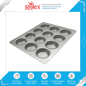 Bandeja Antiadherente para Muffins y Cupcakes, Resistente, Lavable y Apta para Horno, 275x210mm, Venta al Por Mayor - Product Image 2