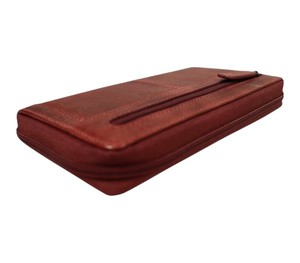 Handcrafted Genuine Leather <b>Wallet</b> for Women with Secure Zip Closure <b>RFID</b> <b>Blocking</b> Long Purse Organizer Card Holder - Product Image 3