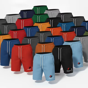 Pantalones Cortos Deportivos de Algodón para Hombre, Cintura Elástica, Ligeros, Transpirables, para Gimnasio y Entrenamiento, Logotipo Personalizado, Venta al Por Mayor - Product Image 4