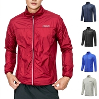 T-shirt de compression léger à capuche pour homme avec logo personnalisé, séchage rapide, en polyester, pour le sport, la course, la gym, l'entraînement et le cyclisme en hiver