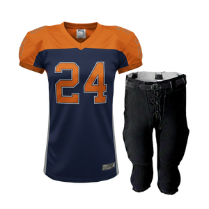 Uniforme de Fútbol Americano Profesional para Adultos, Temporada Completa, Jersey de Poliéster 220GSM, Transpirable, de Secado Rápido, con Nombre de Equipo Personalizado - Product Image 4