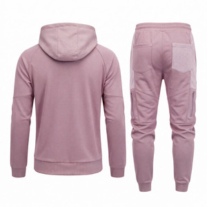 <b>Top</b> Trending Hooded Zip Up Tracksuit for Men Custom Logo High Quality Breathable 100% Cotton <b>Low</b> Price Factory Direct Sale - Product Image 5