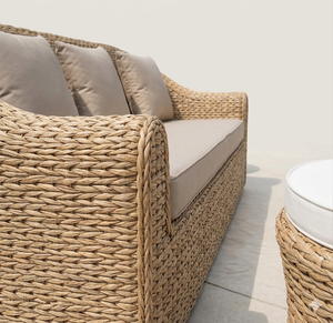 Conjunto de Sofás de Ratán Modernos para Exteriores, Muebles de Jardín de Mimbre de Lujo, Sofá Seccional para Patio, Sala de Estar de Resort o Villa, Venta al Por Mayor - Product Image 4