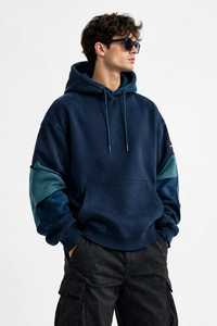 Sudadera con Capucha Extra Grande para Hombre, Tejida, Forrada, de Doble Capa, Informal, 100% Algodón, Antiarrugas, para Invierno - Product Image 5