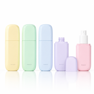 Custom Logo PET Capsule Shape Cosmetic <b>Spray</b> <b>Bottle</b> 50ml 60ml 80ml 100ml Refillable Travel Toner Mist <b>Bottle</b> Skincare Packaging - Product Image 1