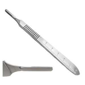 Scalpel chirurgical dentaire en acier inoxydable de qualité médicale n° 3, réutilisable, manuel, ergonomique, instruments chirurgicaux gradués - Product Image 5