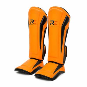 Espinilleras de entrenamiento MMA que brindan protección duradera, ajuste cómodo y movimiento flexible para actividades de gimnasio y deportivas - Product Image 2