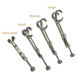 Pinces à trois griffes pour la manipulation des os, instruments chirurgicaux orthopédiques, acier inoxydable, outil professionnel SURGINEXA - Product Image 1