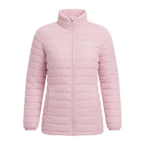 Manteau d'hiver matelassé chaud pour femme, vente en gros, veste respirante à manches longues, isolée, personnalisable, décontractée et tendance - Product Image 4