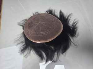 ท็อปเป้ผมแท้แบบเต็มศีรษะสำหรับผู้ชาย ผมอินเดียเรมี่ แบบลอน ความหนาแน่น 100% ความยาวสั้น TAZ HAIR BANGLADESH - Product Image 3