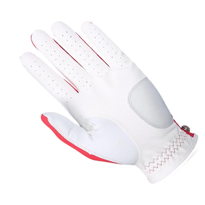 Nuevos Guantes de Golf de Piel Sintética Roja, Accesorios Deportivos Ligeros, Guantes de Golf Personalizados para Hombre con Dedos Completos - Product Image 2