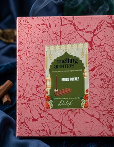 Musk Royale Paper <b>Incense</b> Sticks Aromatherapy Fine Fragrance in <b>Box</b> for Home Meditation - Product Image 2