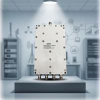 Diviseur de puissance RF 4 voies à faible perte d'insertion 0,4-6 GHz 10 W avec connecteurs S pour 5G et infrastructures sans fil