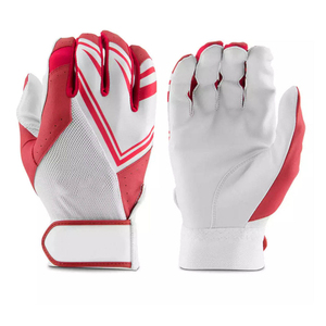 Factory Direct Supplier Offers Custom Design Adult Baseball Batting Gloves Wholesale High Quality PU Leather <b>Hook</b> Loop Closure - Product Image 1