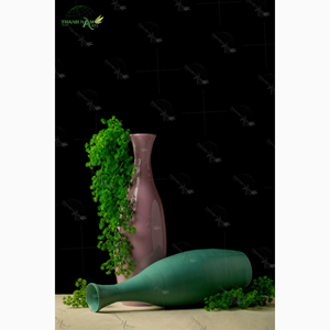 Vase à fleurs en bambou vietnamien Design minimaliste écologique pour une utilisation décorative de style intérieur - Product Image 5