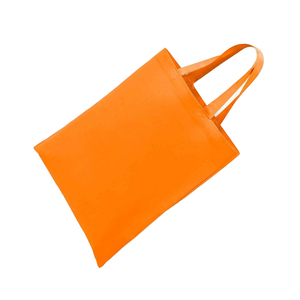 Sac de courses réutilisable en toile de coton avec poignées courtes, durable et écologique - Product Image 5