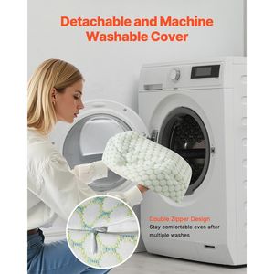 Cuscino a W Morbido e Traspirante per Donne in Gravidanza, Cuscino a Cuneo per Gravidanza con W Rimovibile - Product Image 5