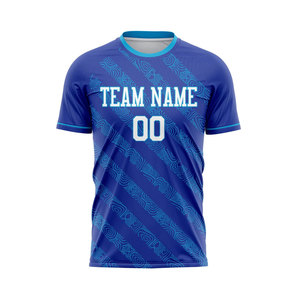 Maillot de football unisexe personnalisé OEM, imprimé, manches courtes, été, évacuation de l'humidité, séchage rapide, respirant, vêtements de sport - Product Image 5