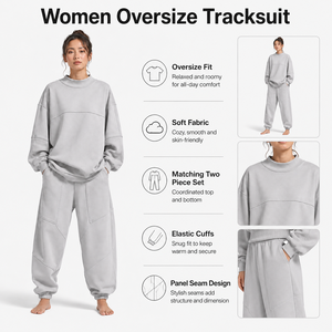 Sudadera con capucha extragrande para mujer, con material cómodo, corte holgado y construcción duradera para actividades diarias - Product Image 6