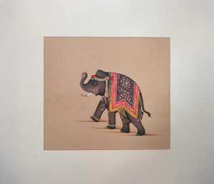 Handmade <b>Elephant</b> Painting Canvas Wall <b>Decor</b> Hand Painted Traditional Artwork for Home Living Room Office Hotel Interior Gift - Product Image 3